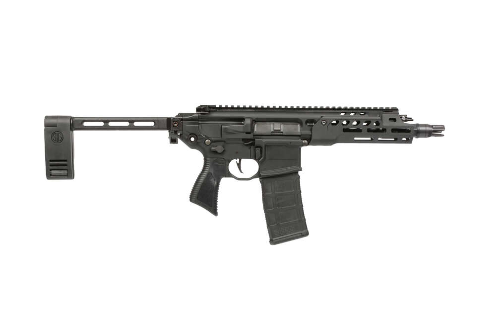 Handguns Sig Sauer MCX Rattler LT Pistol 223Rem|5.56NATO MCX RATTLER LT 5.56 BLK 7.75" • PMCX-556N-7B-LT-PCB |  BRACE • Model: MCX Rattler LT Pistol